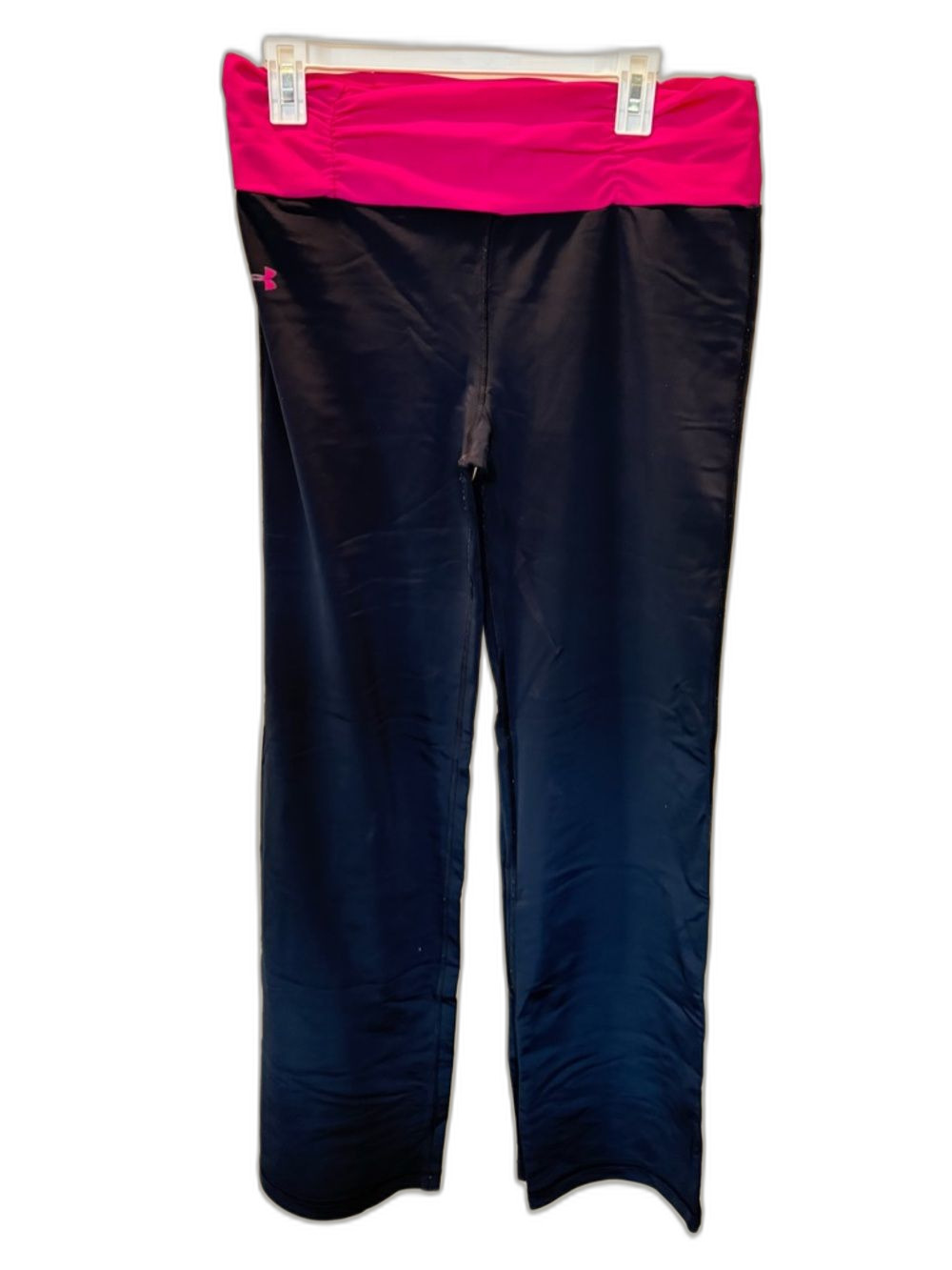 Under Armour Black Pants with Hot Pink Waistband XL